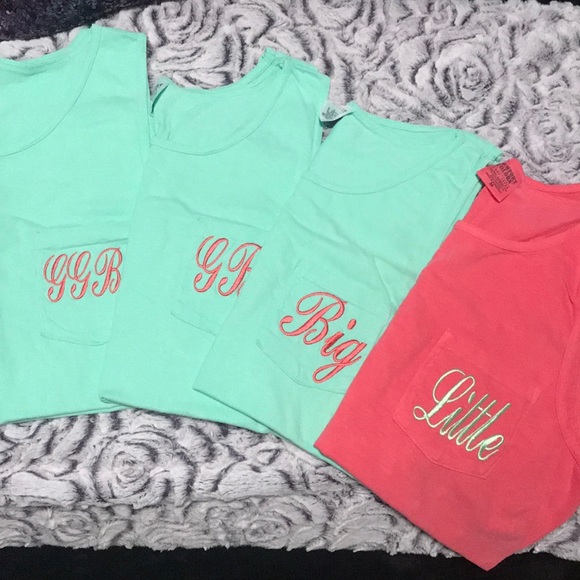 Set of 4 Comfort Color sorority tank tops! - Picture 1 of 1